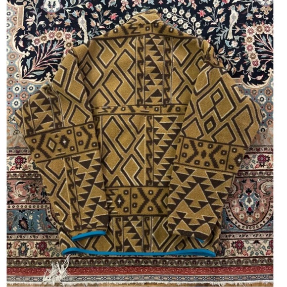 Vintage 2000’s Patagonia Synchilla Snap-T - Abstract Yellow Design - Picture 6 of 9